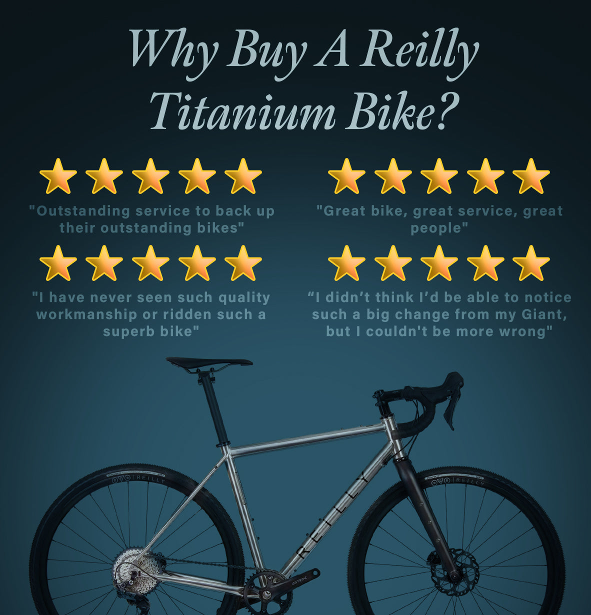 Reilly store bikes titanium